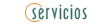 Menu servicios